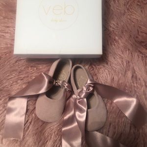 Petite Maison infant ballet shoes mauve